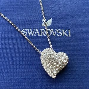 Swarovski crystal heart necklace
